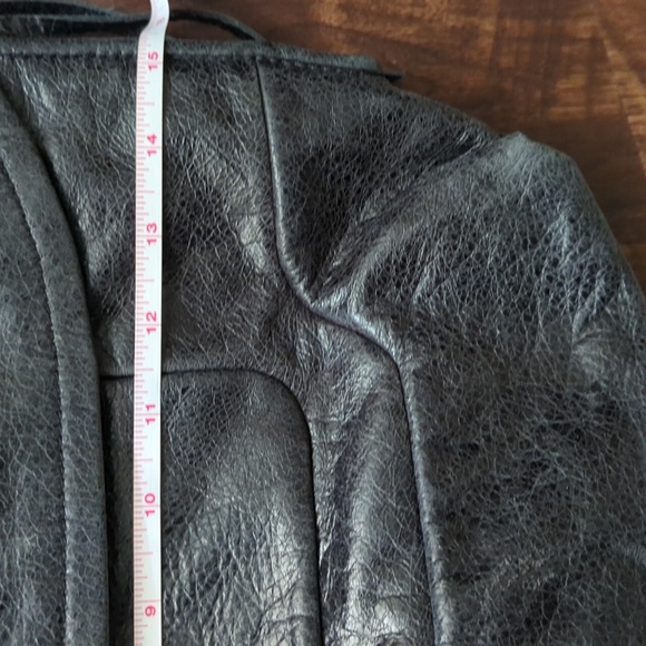 Aimee Kestenberg Black Genuine Leather Large Hobo Purse - Picture 13 of 15